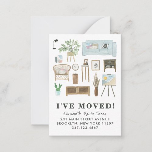 Budget Ive Moved Boho Home Moving Announcement