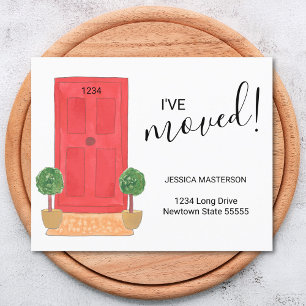 Budget I've Moved Red Door Moving Announcement