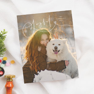 Budget Joyful Flourish 1 Photo Christmas Holiday