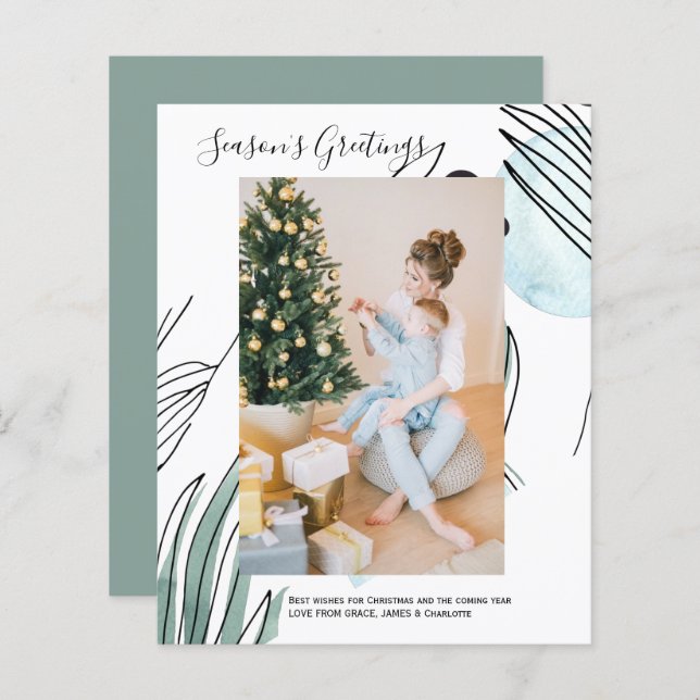 BUDGET Joyful Photo Typography Personalized (Front/Back)