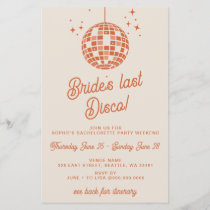 Budget Last Disco Itinerary Bachelorette Party