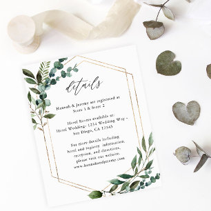 Budget Leaves & Eucalyptus Gold Details Flyer