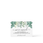 Budget Leaves We've Moved Announcement Card