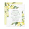 Budget Lemon Floral Bridal Shower Invitation