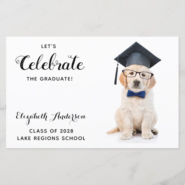 Budget Let's Celebrate Puppy Graduate Graduation (Front)