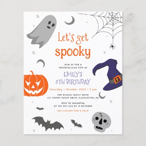 Budget Lets Get Spooky Halloween Fun Birthday