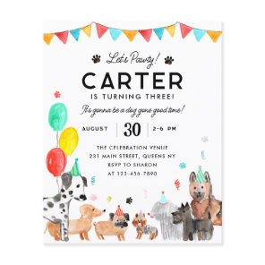 Budget Let's Pawty Party Kids Puppy Dog Birthday