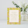 Budget Lime Green Floral Bridal Shower Invitation