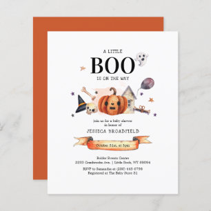 Budget Little Boo Halloween Boy Baby Shower