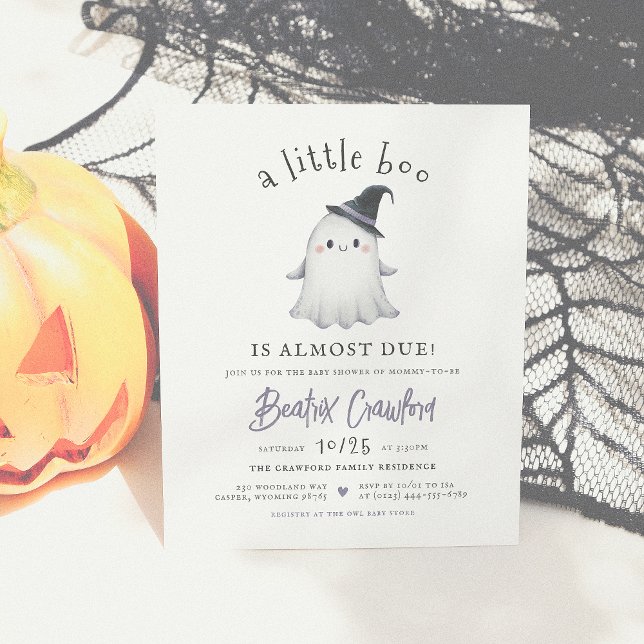 Budget Little Boo Halloween Girl Baby Shower (Creator Uploaded)