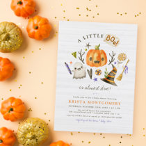 Budget Little Boo Halloween Pumpkin Baby Shower
