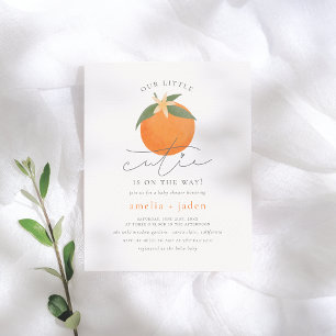 Budget Little Cutie Orange Blossom Baby Shower