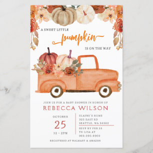 Budget Little Pumpkin Gender Neutral Baby Shower