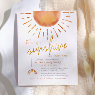 Budget Little Ray of Sunshine Boho Baby Shower
