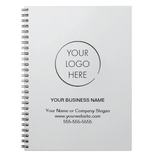 Budget Logo Branded Business Company Notebook