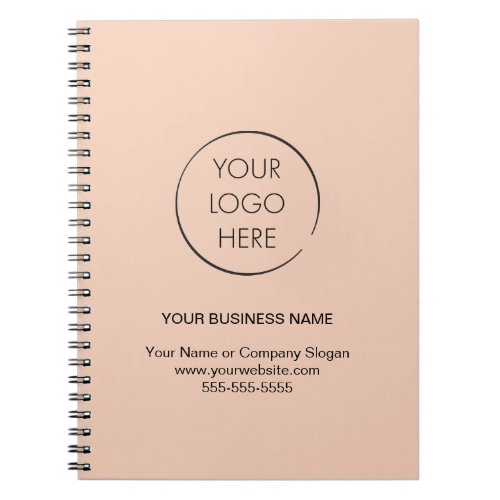 Budget Logo Branded Business Company Notebook