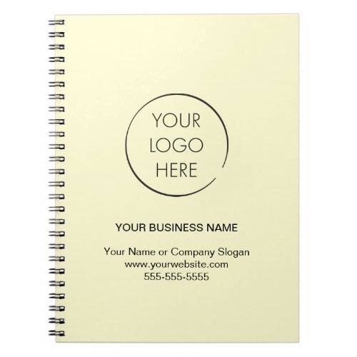 Budget Logo Branded Business Company Notebook