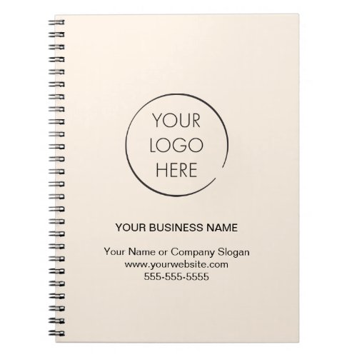 Budget Logo Branded Business Company Notebook