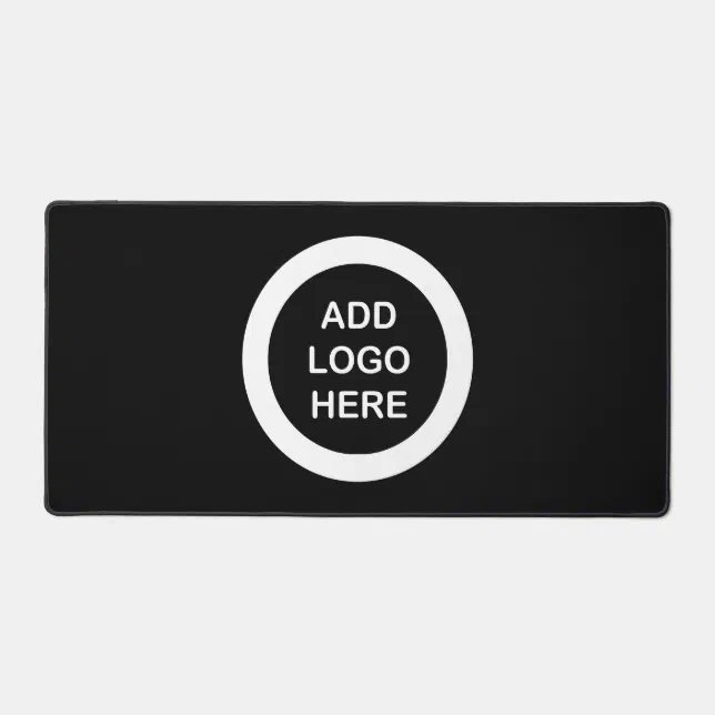Budget Logo Editable Business Desk Mat Template | Zazzle