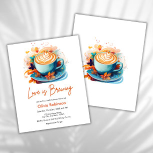 Budget Love is Brewing Bridal Shower Invite