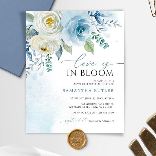 Budget Love is in Bloom Bridal Shower Invitation