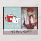 Budget Lumberjack Photo Christmas Invite Letter (Front)