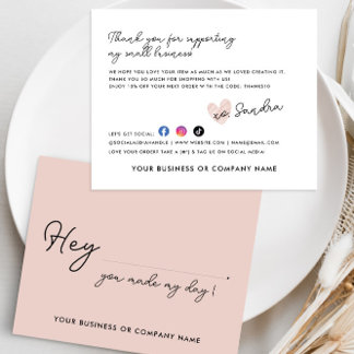 Budget Made My Day Small Business Order Thank You