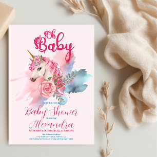 Budget Magical Unicorn Rainbow Baby Shower