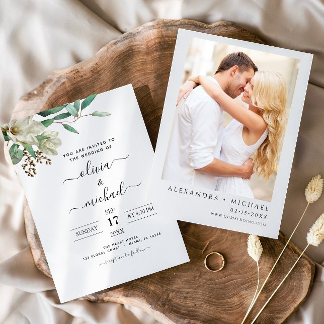 Budget Magnolia Eucalyptus Photo Greenery Wedding (Creator Uploaded)