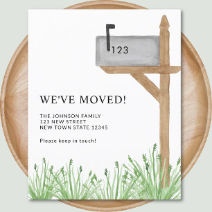 Budget Mailbox We've Moved Moving Announcement