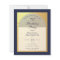 Budget Man 70th Birthday Navy Blue Gold Invitation