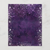 Budget masquerade purple glitter Quinceanera (Back)