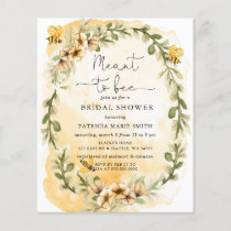 Budget Meant To Bee Honeybee Floral Bridal Shower