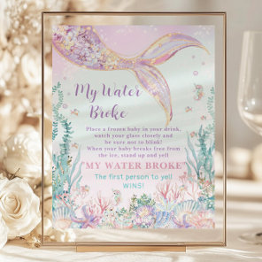 Budget Mermaid Baby Shower My Water Broke Fun Game