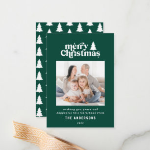 budget Merry Christmas graphic photo holiday Note Card