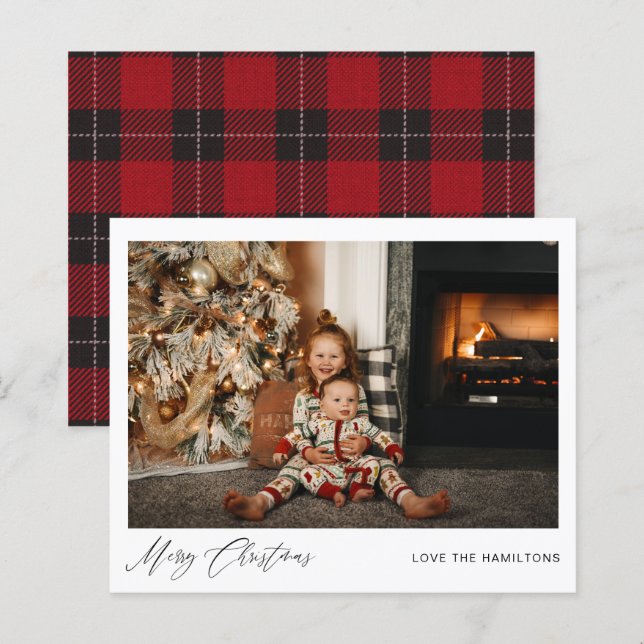 Budget Merry Christmas Instant Photo (Front/Back)