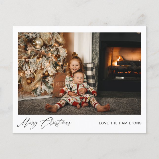 Budget Merry Christmas Instant Photo Flyer (Front)