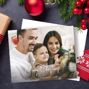 Budget Merry Christmas Minimalist H Photo