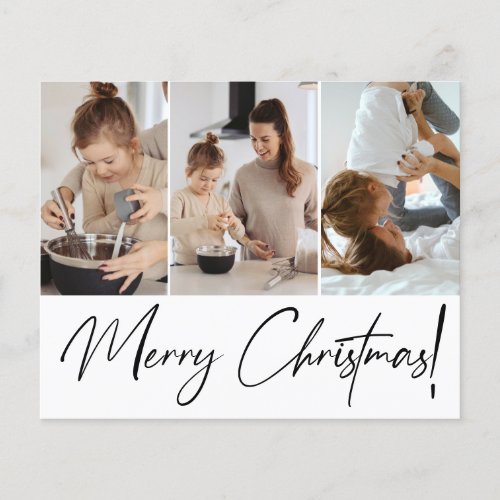 Budget Merry Christmas Script multiple photos