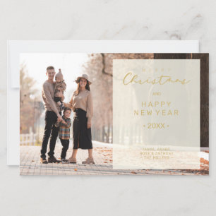 Budget Merry Xmas Transparency Overlay Photo