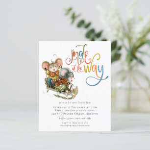 Budget Mice Jingle All the Way Christmas Invite