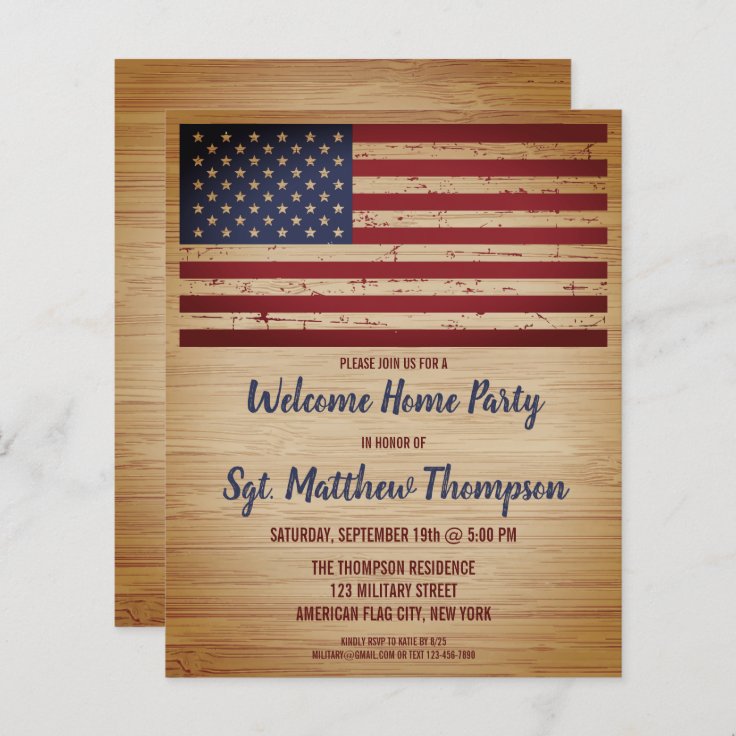 Budget Military Welcome Home Party Invitation Zazzle   Budget Military Welcome Home Party Invitation R07ad449b1c9b4fc59b1b257cf540bb14 Tcx2r 736 