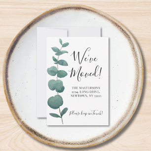 Budget Mini We've Moved Eucalyptus Announcement