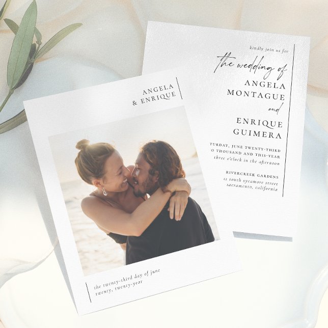 Budget Minimal Elegant Typography Photo Wedding (Creator Uploaded)
