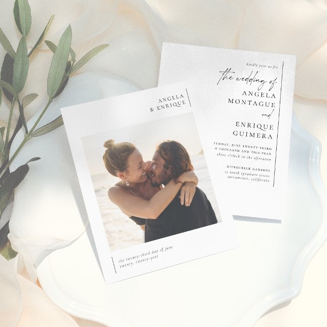 Budget Minimal Elegant Typography Photo Wedding (Creator Uploaded)