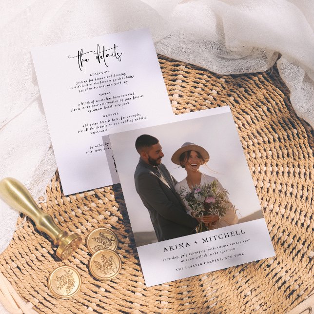 Budget Minimalist All In One QR Code Photo Wedding (Creator Uploaded)