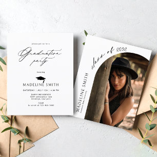 BUDGET Minimalist Arch Photo Hat Tassel Graduation