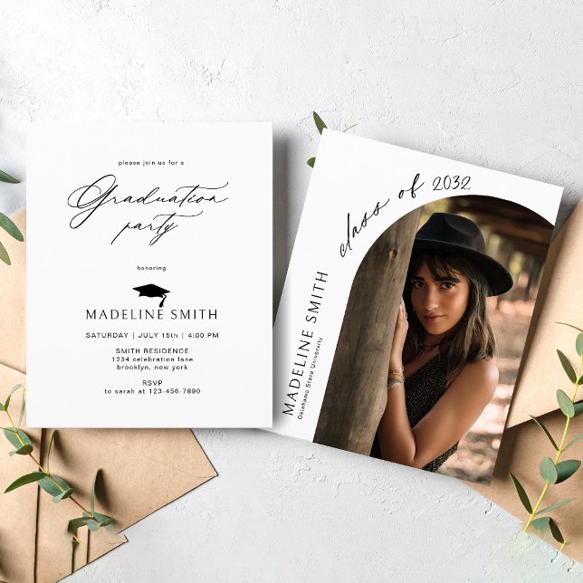 BUDGET Minimalist Arch Photo Hat Tassel Graduation (Creator Uploaded)