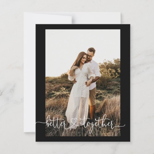 Budget Minimalist Modern Photo Save The Date