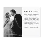 BUDGET Minimalist Photo Custom Wedding Thank You BUDGET Minimalist Photo Custom Wedding Thank You